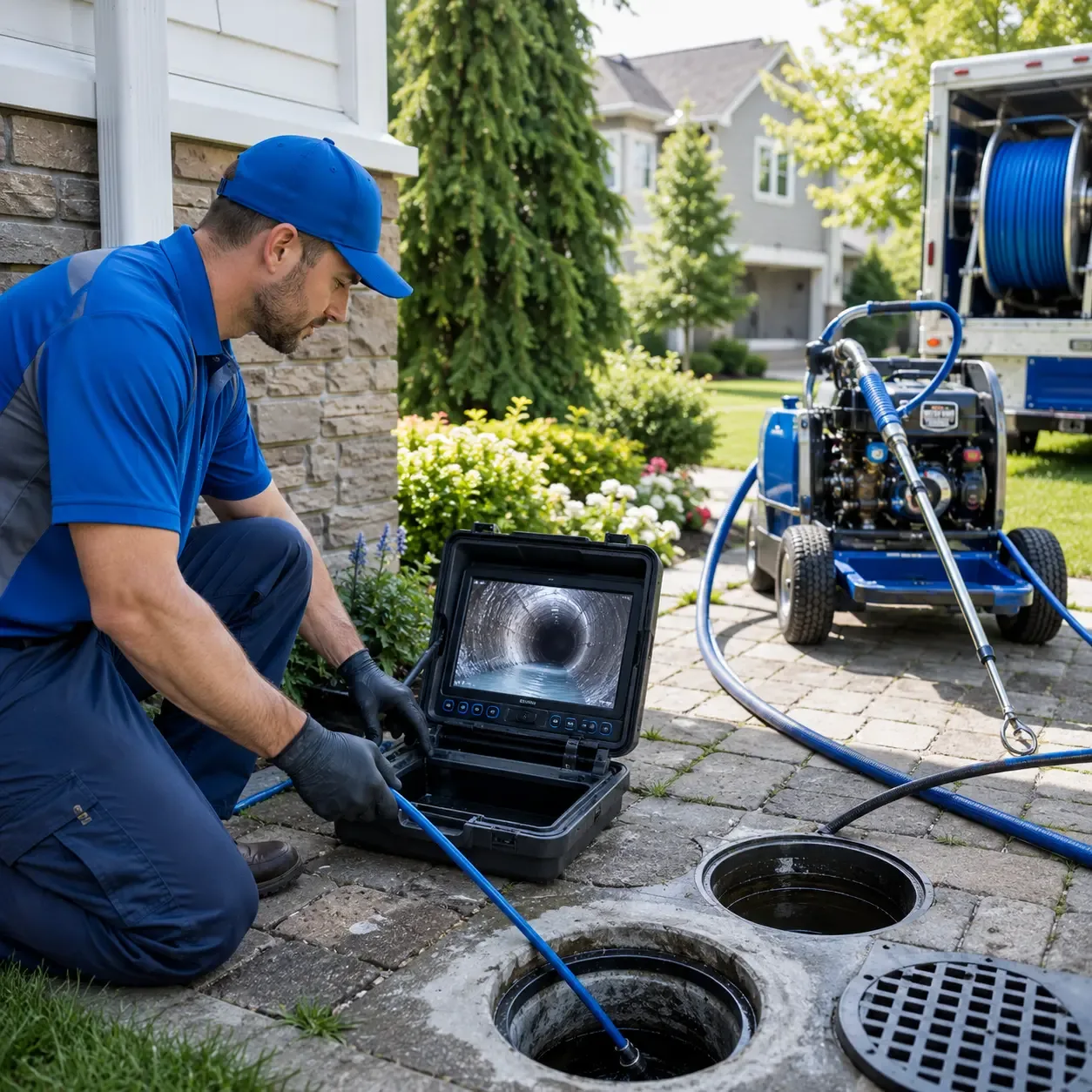 Outdoor drain cleaning professionals serving Yale, IA